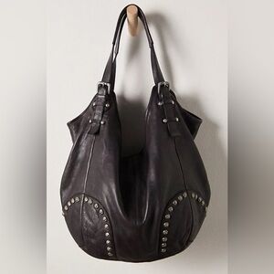 Free People Espresso Studded Tote